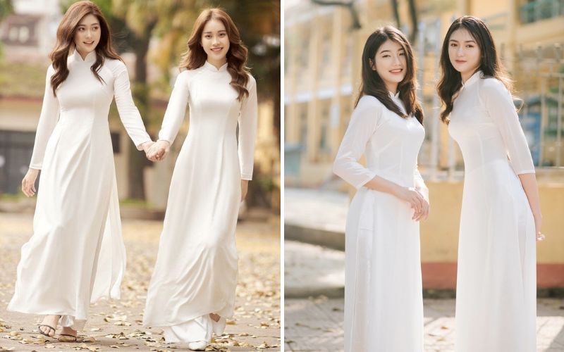 Áo dài giúp tôn lên vẻ đẹp truyền thống Việt Nam