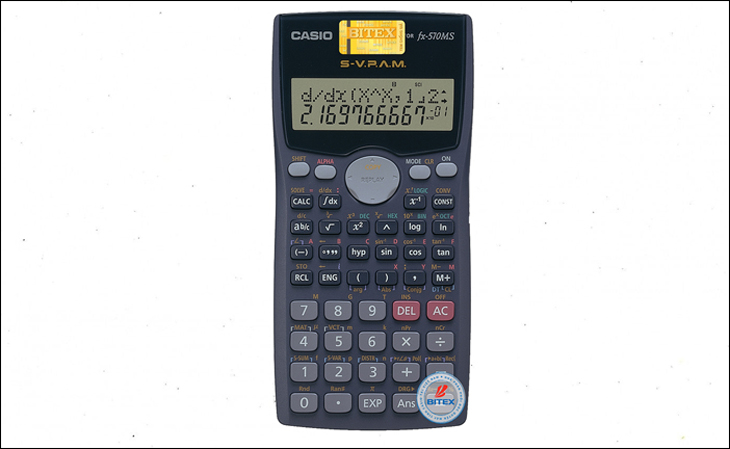 Máy tính Casio FX 570MS đáp ứng tốt nhu cầu tính các phép toán cơ bản cho học sinh cấp 2