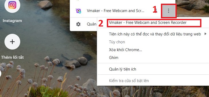 Chọn Vmaker Free Webcam and Screen Recorder.