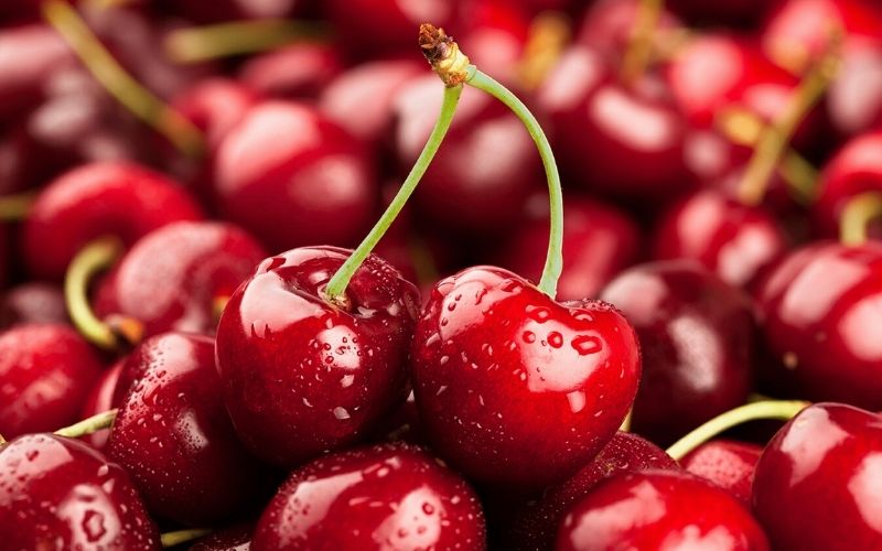 Cherry chứa nhiều chất xơ, vitamin C