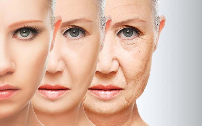 Tuổi tác khiến collagen bị ảnh hưởng