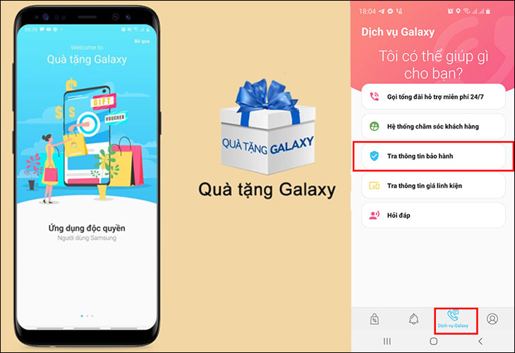 Kiểm tra điện thoại Samsung bản quốc tế bằng app
