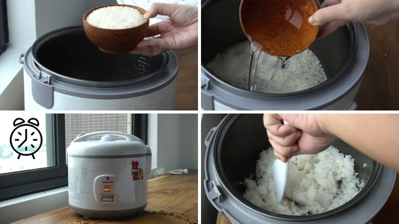 Cách nấu gạo thơm lài