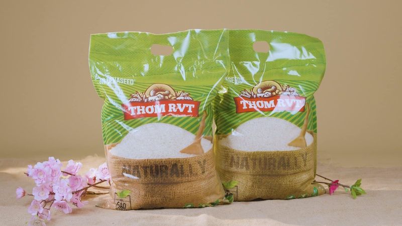 Gạo thơm long lài - RVT Pgdphurieng.edu.vn túi 2kg
