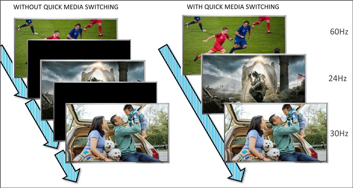 Quick Media Switching (QMS)