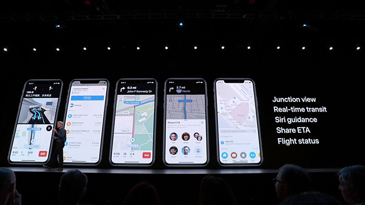 Apple Maps được làm mới
