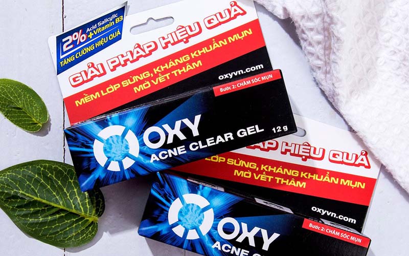 Kem trị mụn cho nam Oxy Acne Clear Gel