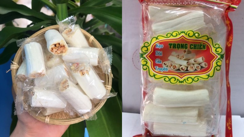 Đặc sản kẹo dồi Nam Định