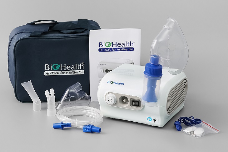 Máy xông khí dung BioHealth NEB PRO hỗ trợ điều trị các bệnh liên quan đến đường hô hấp