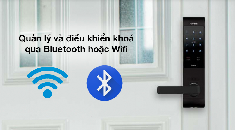 Mở khoá qua Wifi hoặc Bluetooth