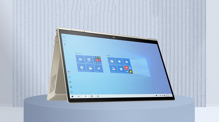 Laptop HP Envy x360 13 (4Y0Y3PA) có thể gập 360 độ.