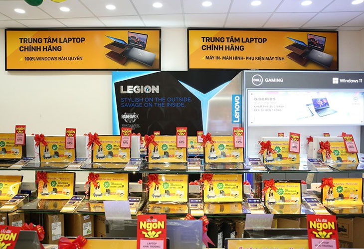 Lựa chọn cửa hàng uy tín để mua laptop trưng bày