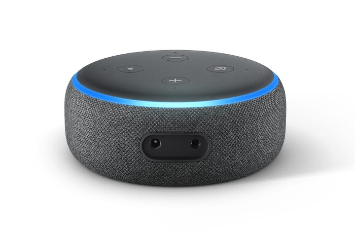 Thiết kế loa Amazon Echo Dot