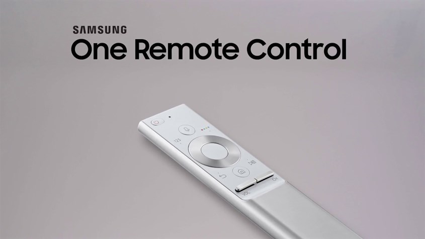 One Remote được sử dụng với hầu hết các dòng Smart TV Samsung