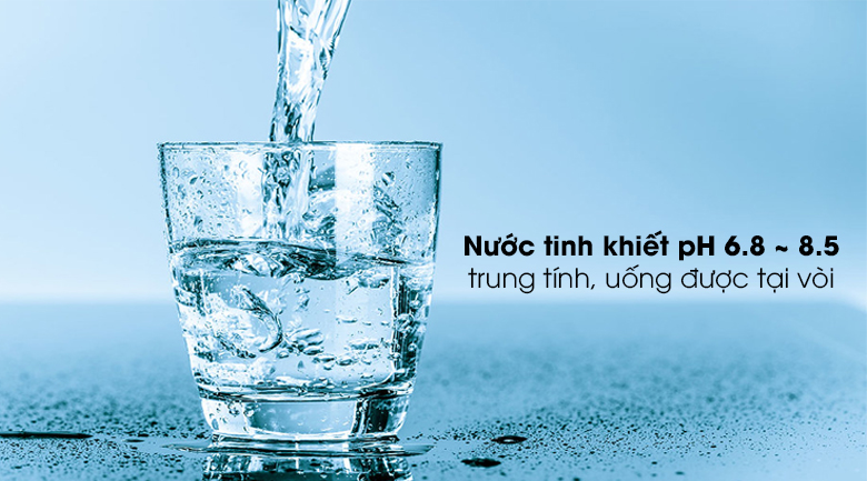  Nước lọc trung tính đảm bảo sức khỏe khi dùng
