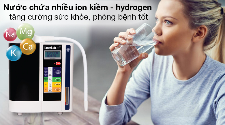Nước ion kiềm siêu Hydro giúp tăng cường sức khỏe, phòng bệnh tốt
