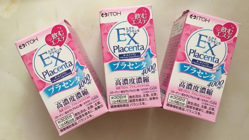 Viên uống nhau thai cừu của Nhật Itoh EX Placenta của Nhật
