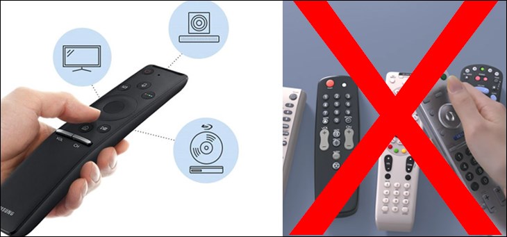One Remote có thể điều khiển máy chơi game, đầu đĩa,...