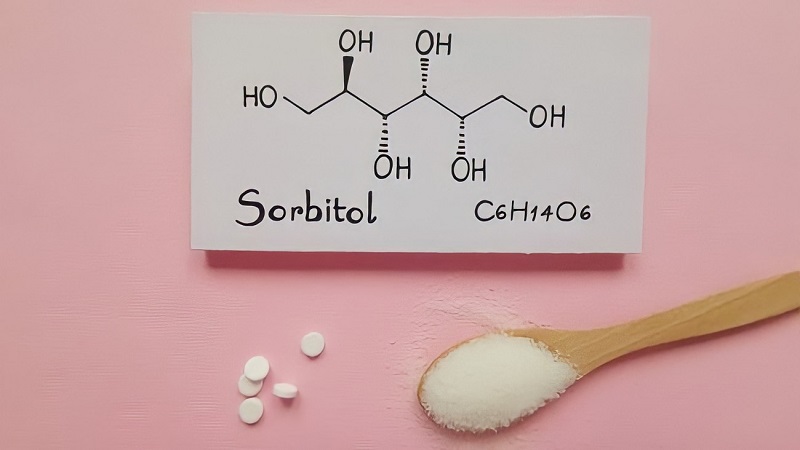 Sorbitol (hay glucitol) là một loại rượu đường có vị ngọt
