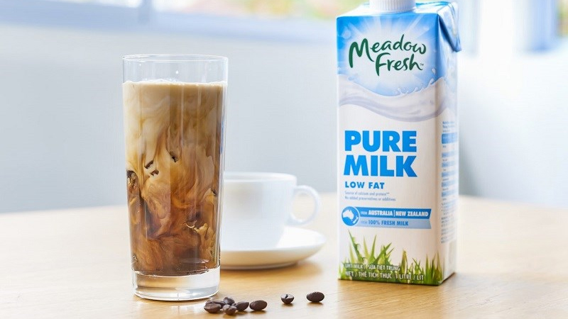 Sữa tách béo chứa 1% chất béo
