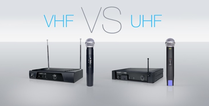 So sánh ưu, nhược điểm của micro tần số VHF và UHF