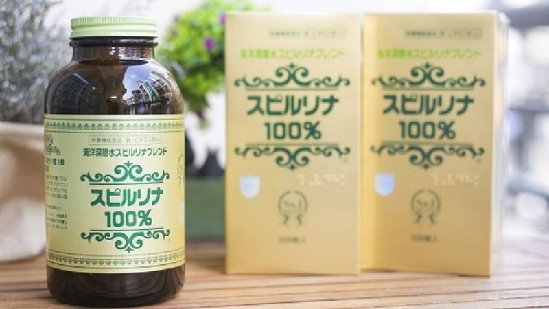 Viên uống tảo xoắn Spirulina Nhật loại 2200 viên
