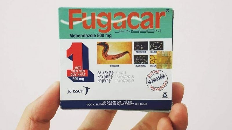 Thuốc Fugacar được bán tại mọi nhà thuốc trên toàn quốc