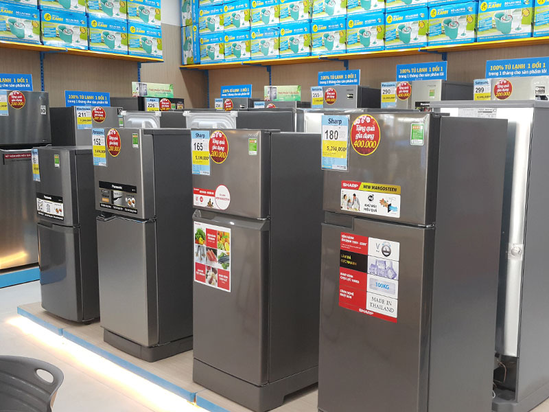 Tủ lạnh trưng bày thường có chế độ bảo hành ngắn hơn so với sản phẩm mới