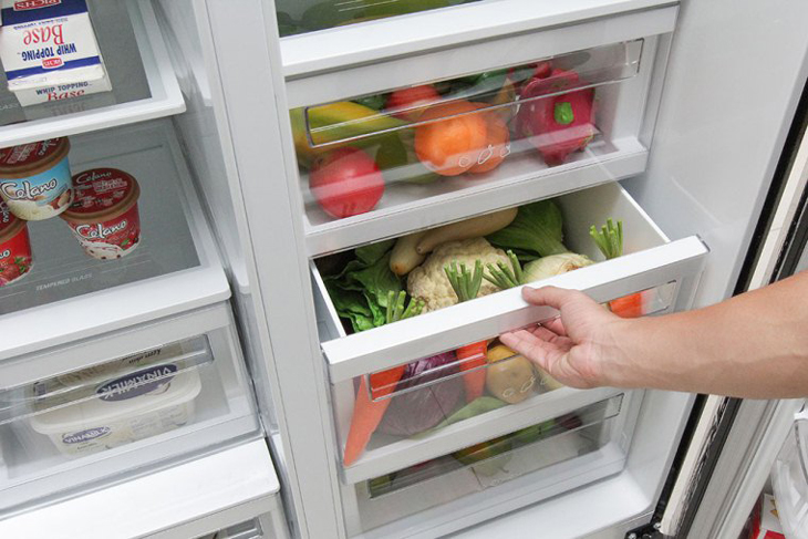 Tủ lạnh Side by Side phù hợp với những căn bếp lớn