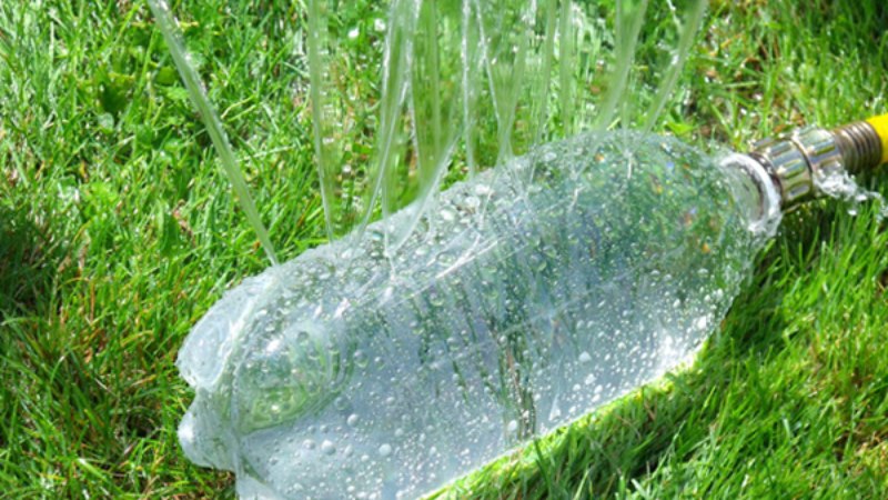 Tái chế chai nhựa thành hệ thống phun nước