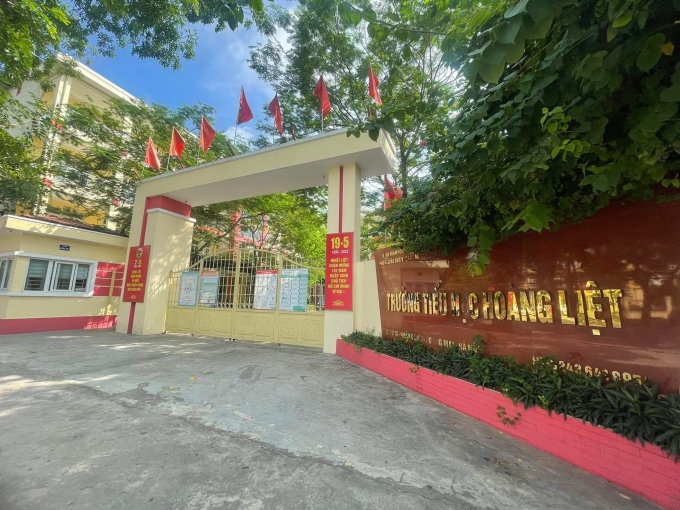 Trường Tiểu học Hoàng Liệt, quận Hoàng Mai, Hà Nội. Ảnh: Hoàng Thanh