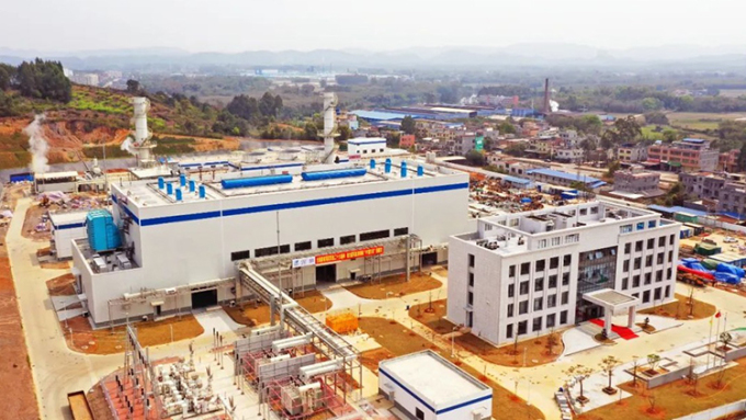 Turbine khí G50 được đưa vào hoạt động tại một nhà máy điện ở Thanh Viễn, Quảng Đông. Ảnh: CGTN