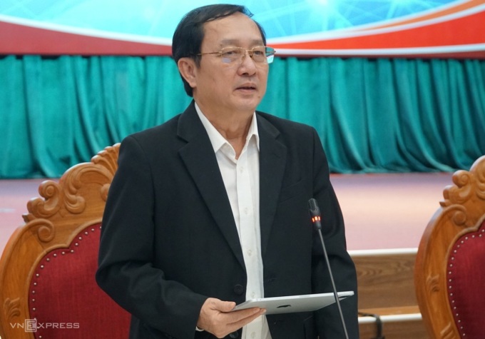 Bộ trưởng Bộ Khoa học & Công nghệ phát biểu tại hội nghị, ngày 17/3. Ảnh: Phạm Linh