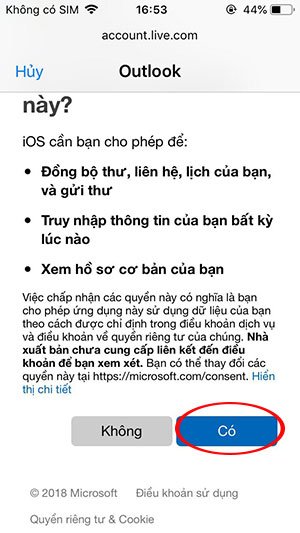 Cách đăng nhập Yahoo Mail trên iPhone