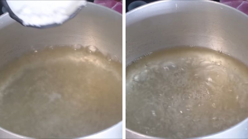 Nấu nước đường bánh dẻo