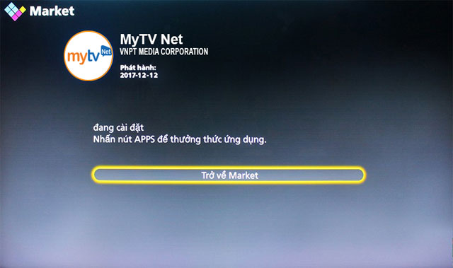 Cài đặt MyTV Net trên TIVI