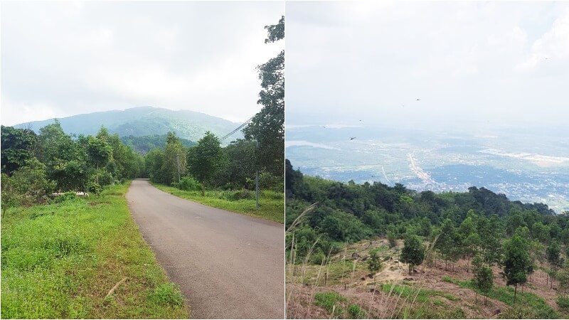 Cung đường xe máy đi đến núi Chứa Chan cũng có cảnh đẹp khó tả