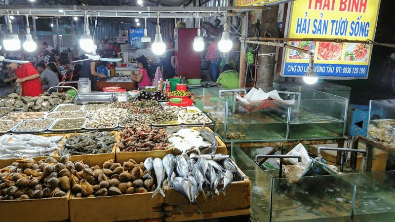 Chợ đêm hải sản Vũng Tàu - Phường Thắng Tam
