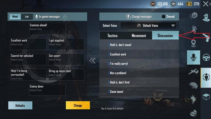 Discussion trong PUBG Mobile