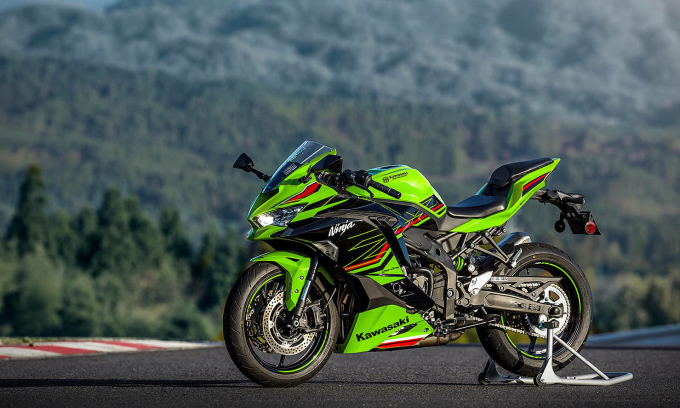 Sportbike Ninja ZX-4R 2023 chào thị trường Đông Nam Á. Ảnh: Kawasaki