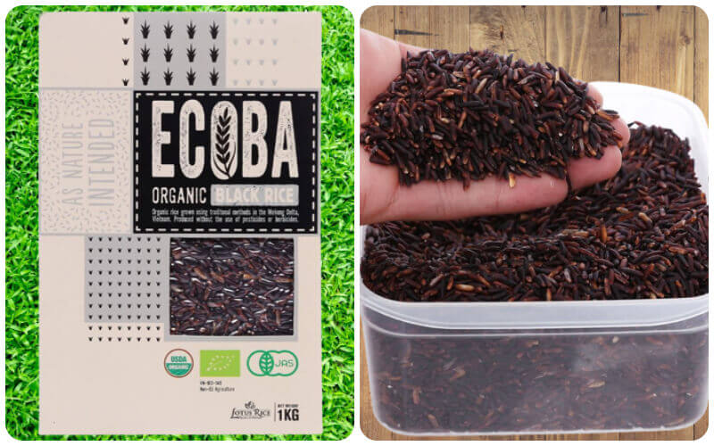 Gạo lứt đen hữu cơ Ecoba Huyền Mễ là thương hiệu gạo uy tín sản xuất và phân phối gạo lứt đen