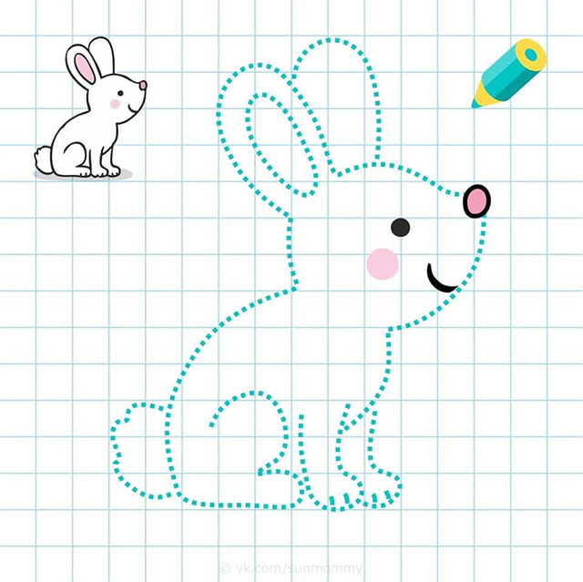 Vẽ con vật hình tròn cute cho bé nhanh và đơn giản