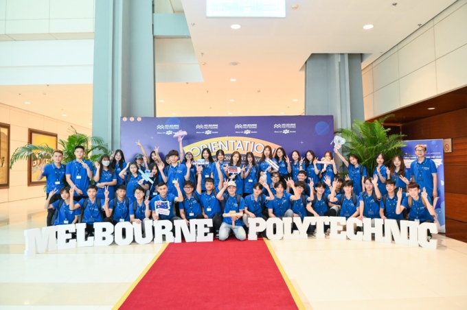 Sinh viên Melbourne Polytechnic Việt Nam trong sự kiện định hướng nghề nghiệp. Ảnh: Melbourne Polytechnic Việt Nam