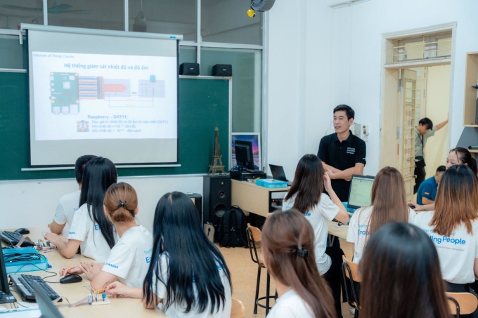 Một lớp học trong chương trình Samsung Innovation Campus. Ảnh: Samsung Innovation Campus