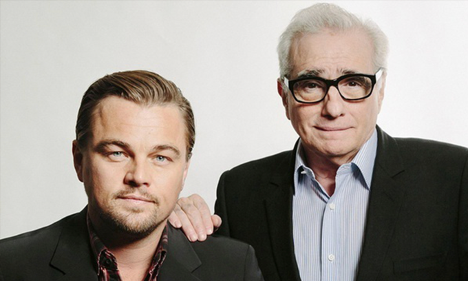 Leonardo DiCaprio (trái) từng nhiều lần đóng phim của Martin Scorsese. Ảnh: AP