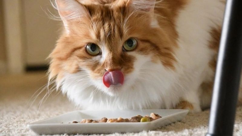 Chế độ dinh dưỡng của mèo Maine Coon