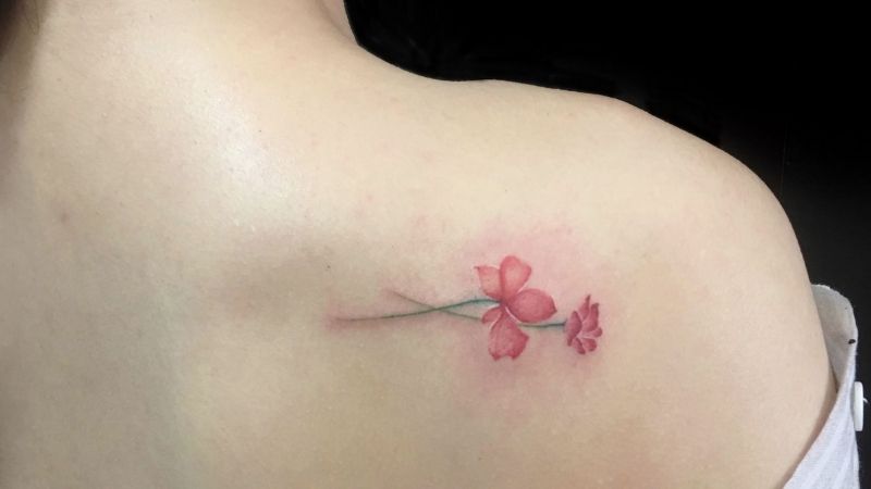 199 Hình xăm đẹp ở vai cho nữ cực xinh xắn quyến rũ  Rare tattoos Orchid  tattoo Shoulder tattoos for women