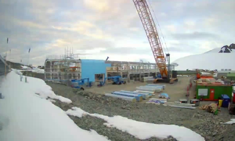 Quá trình xây dựng tòa nhà nghiên cứu mới ở châu Nam Cực