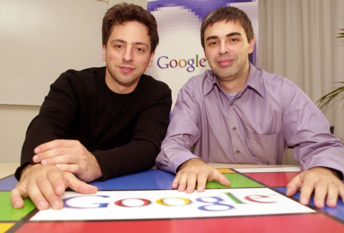 Sergey Brin (trái) và Larry Page (phải). Ảnh: CNBC