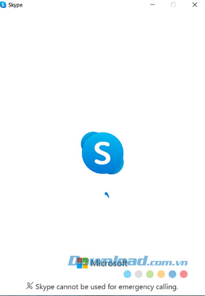 Đang tạo tài khoản Skype